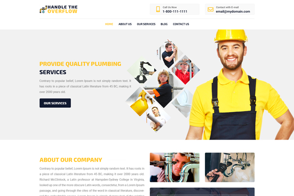 Plumbing Web Designs UK | Best Plumber Websites London - KUROIT